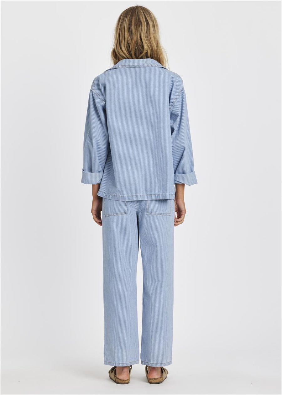 Sisstr Chore Oversized Denim Jacket with Pockets