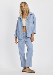 Sisstr Chore Oversized Denim Jacket with Pockets
