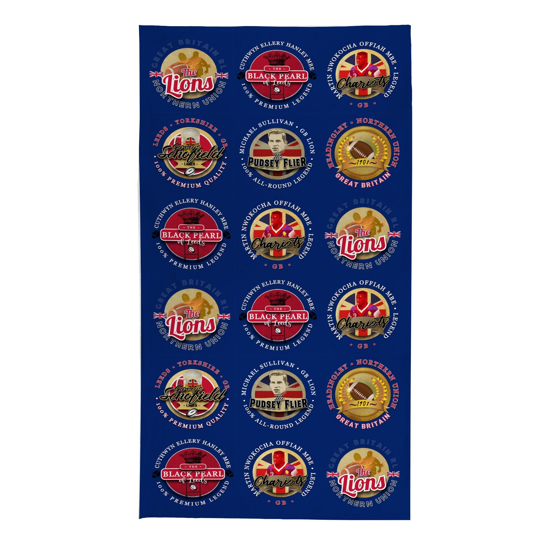 Great Britain Rugby League - Legend Collection - Beach Towel