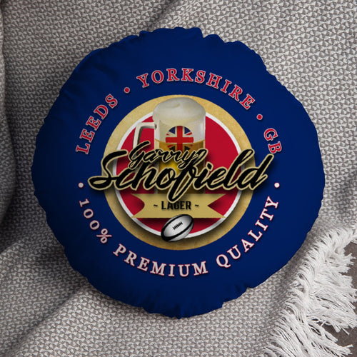 Great Britain Rugby League Schofield  - Legend Collection - Circle Cushion 14"