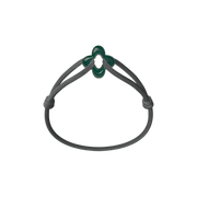 Green Clover Cord Bracelet