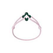 Green Clover Cord Bracelet