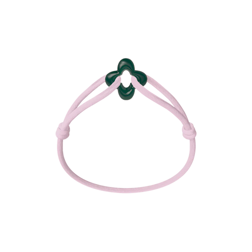 Green Clover Cord Bracelet