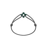 Mini Green Clover Cord Bracelet