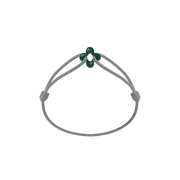 Mini Green Clover Cord Bracelet
