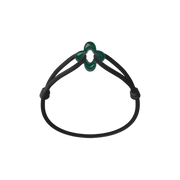 Green Clover Cord Bracelet