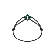 Mini Green Clover Cord Bracelet