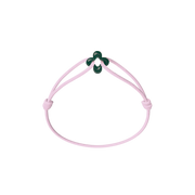 Mini Green Clover Cord Bracelet
