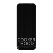 Caradok Switch Cover marked "COOKERHOOD" Matt Black