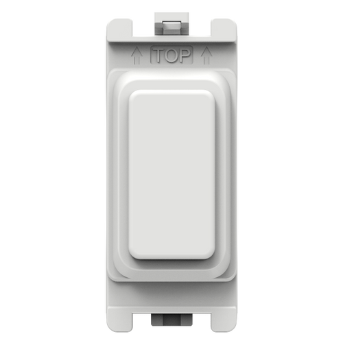 Caradok Blank Grid Module White Moulded