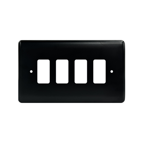 Caradok 4G Front Grid Plate Matt Black
