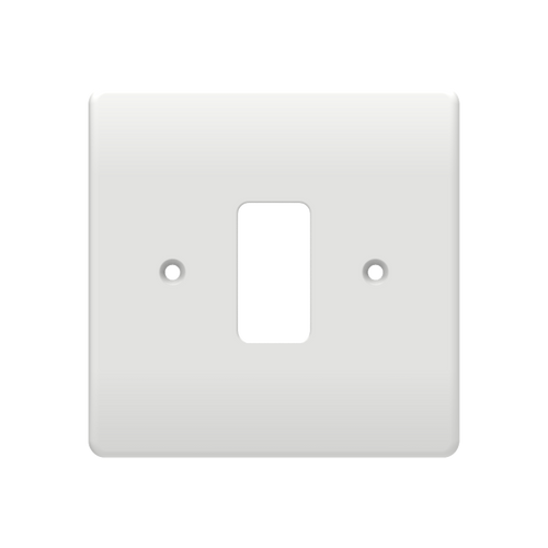 Caradok 1G Front Grid Plate White Moulded