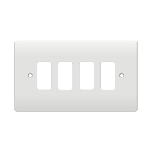 Caradok 4G Front Grid Plate White Moulded