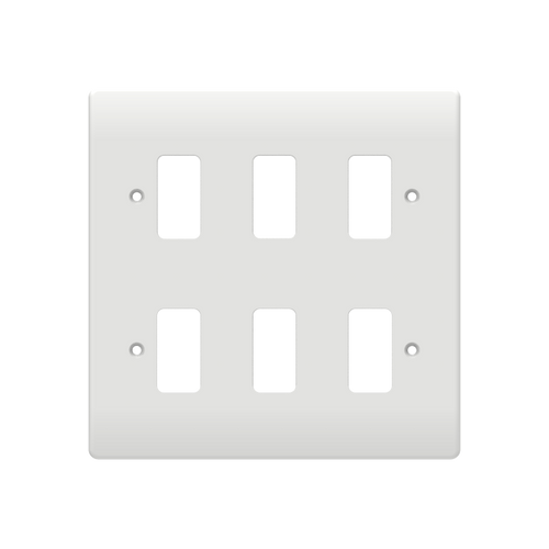 Caradok 6G Front Grid Plate White Moulded