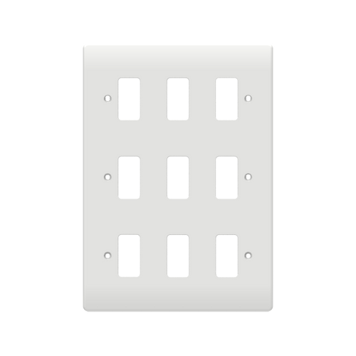 Caradok 9G Front Grid Plate White Moulded