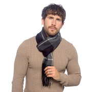 Tom Franks Checked Scarf With Tassel