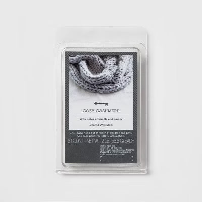 cozy cashmere   Wax Melts - 6 Count - Net WT 2 oz