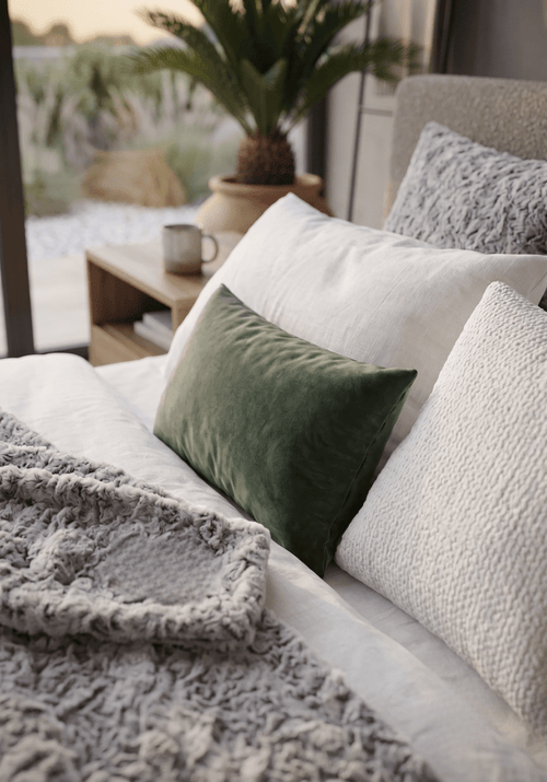 The Cozy Haku Full-Length Throw Blanket + Pillows