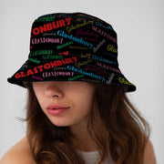 Glastonbury Text Bucket Hat