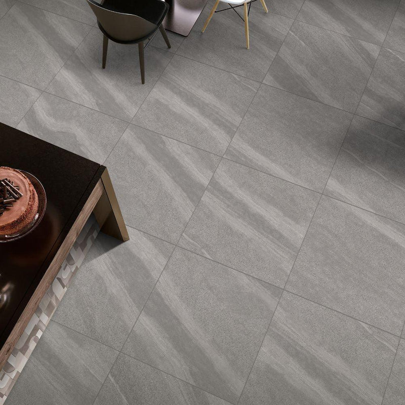 Glow Grey Sugar Effect Porcelain Tile