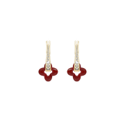 Golden Clover Earrings