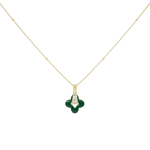 Golden Clover Necklace