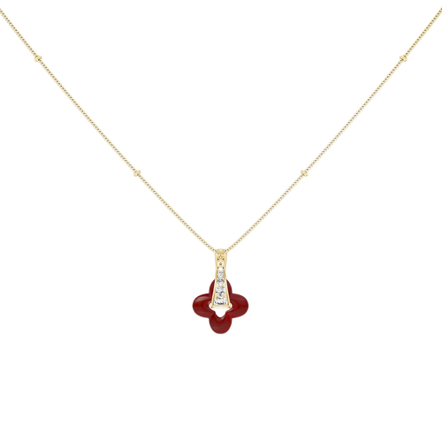 Golden Clover Necklace