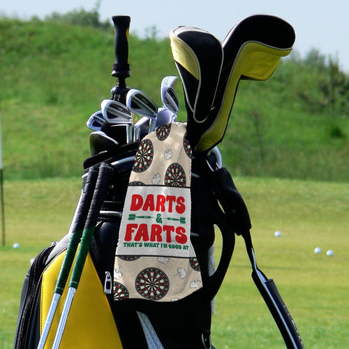 Darts & Farts - Funny Darts Golf Towel
