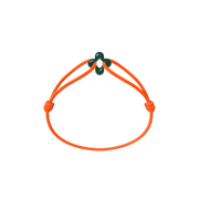 Mini Green Clover Cord Bracelet