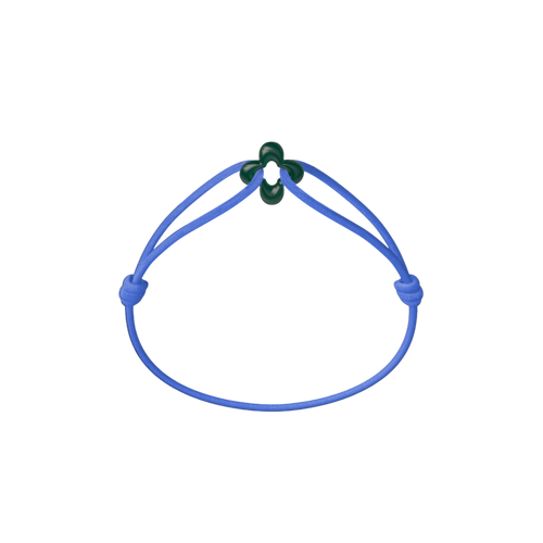 Mini Green Clover Cord Bracelet