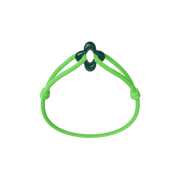 Green Clover Cord Bracelet
