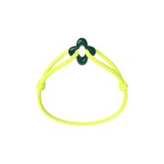 Green Clover Cord Bracelet