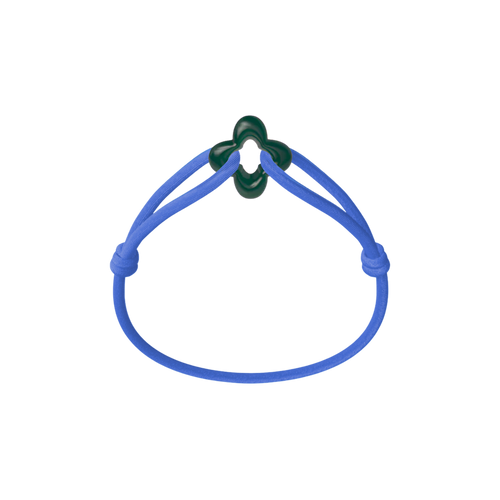 Green Clover Cord Bracelet