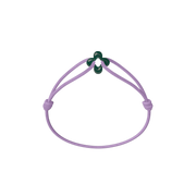 Mini Green Clover Cord Bracelet