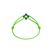 Mini Green Clover Cord Bracelet