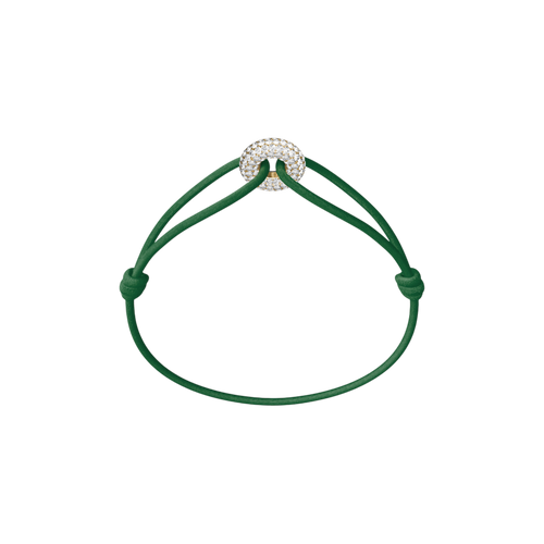 Mini Golden Soho Pavé Cord Bracelet