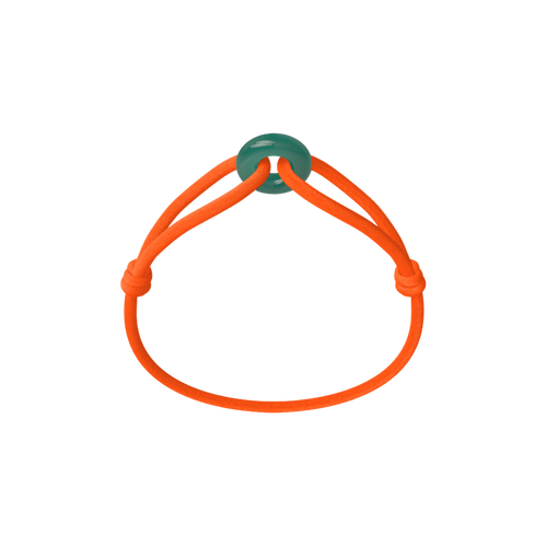 Green Soho Cord Bracelet