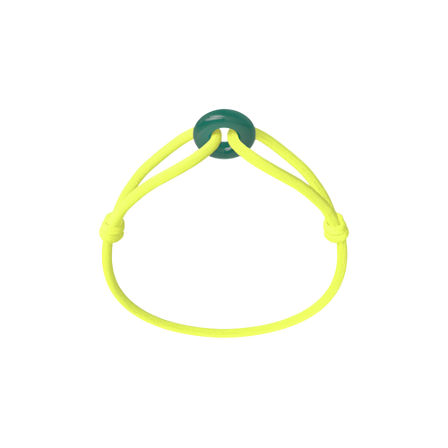 Green Soho Cord Bracelet