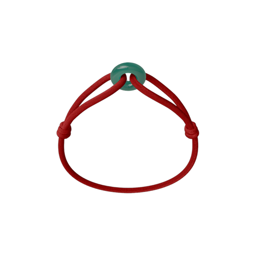 Green Soho Cord Bracelet