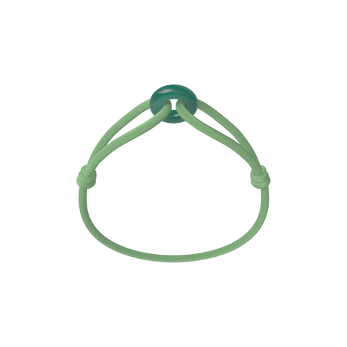 Green Soho Cord Bracelet