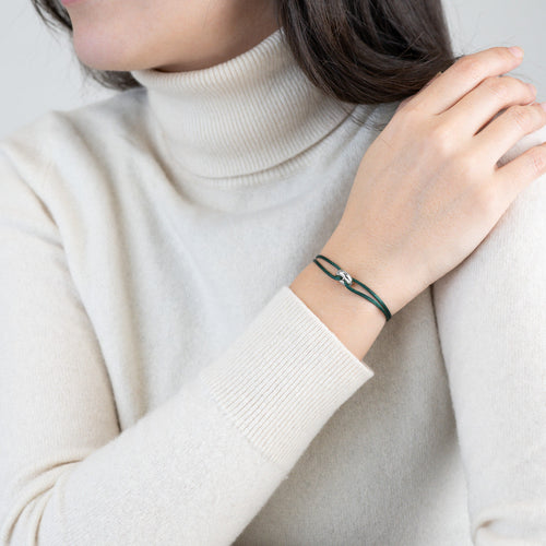 Mini Silver Soho Cord Bracelet