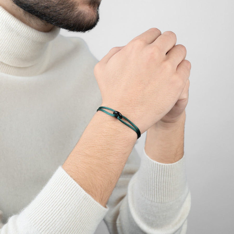Black Soho Cord Bracelet