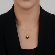 Golden Clover Necklace