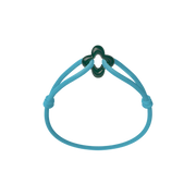 Green Clover Cord Bracelet
