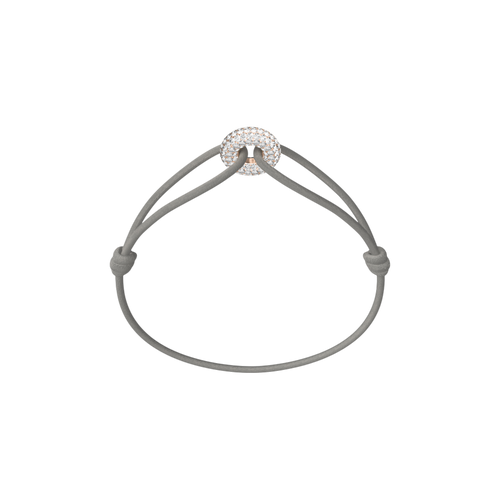 Mini Rose Soho Pavé Cord Bracelet