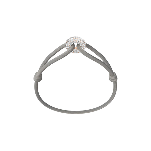 Rose Soho Pavé Cord Bracelet