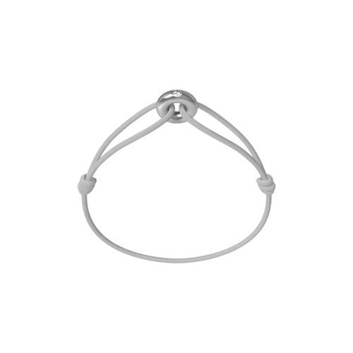 Mini Silver Soho Diamond Cord Bracelet