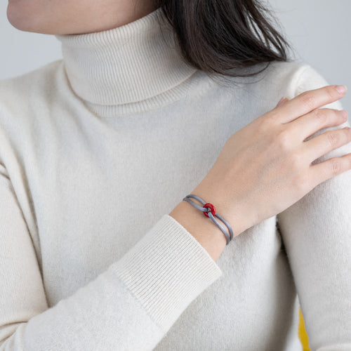 Coral Soho Cord Bracelet