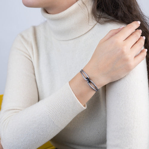 Black Soho Cord Bracelet