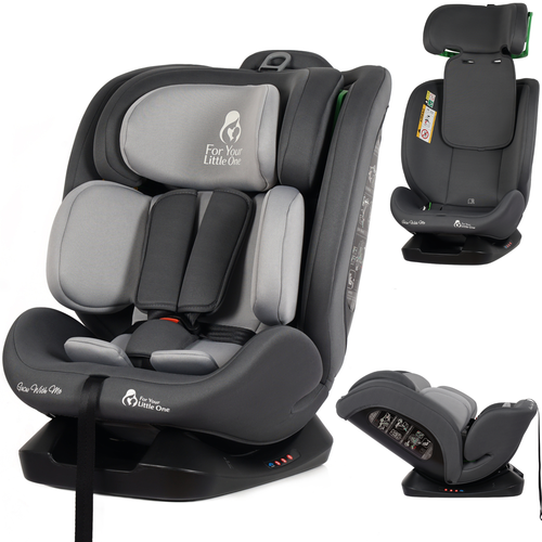 For Your Little One GrowWithMe 0/1/2/3 i-Size Car Seat - Slate Mist (Birth-12 Years)